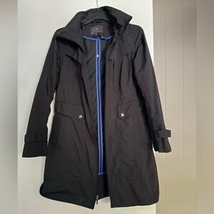 Cole Haan Black Jacket with Vibrant Blue Accents